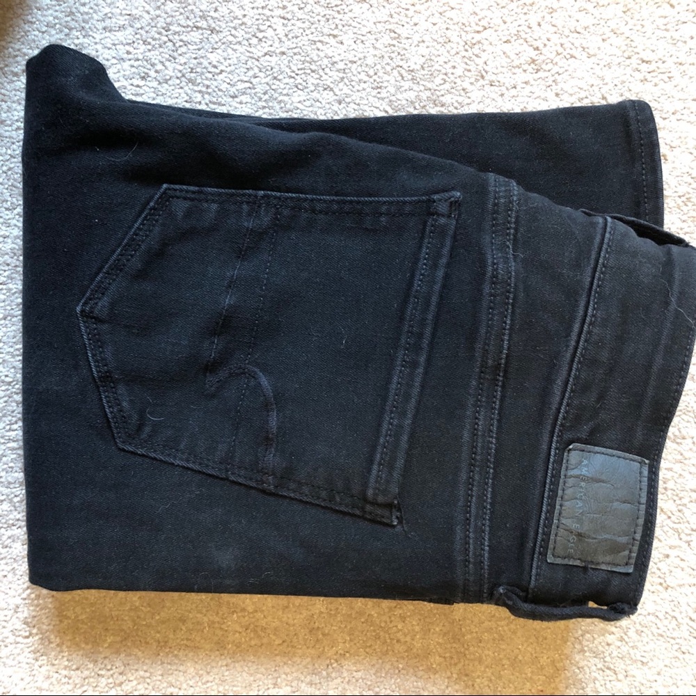 American eagle black mild flare jeans